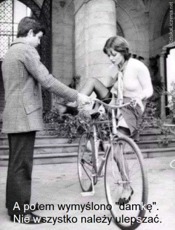 Dziewczyna i rower